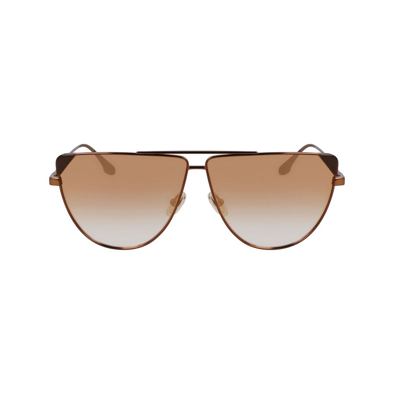 Brown metal sunglasses-null