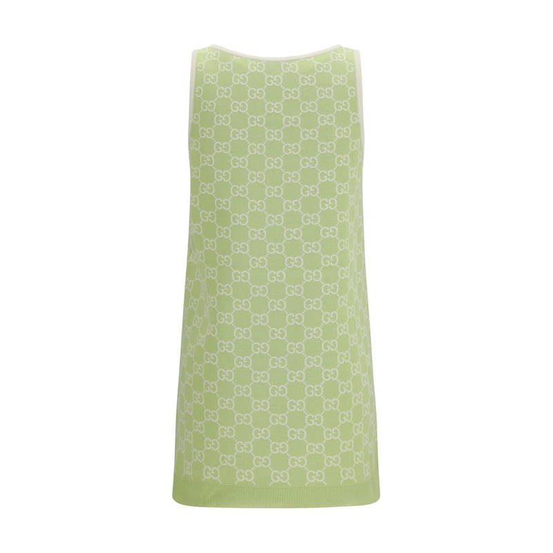 Bicolor cotton casual dress-null