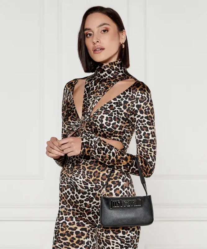 Just cavalli shoulder bag with logo-null