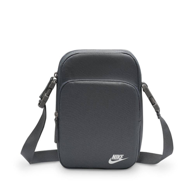 Heritage crossbody bag, Smoke Grey / White, medium
