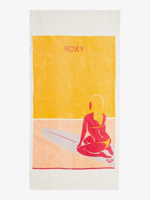 Roxy pink lollipop - organic beach towel (erjaa03834), Snow White, medium