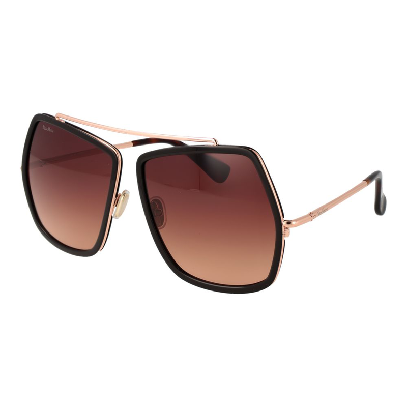Brown metal sunglasses-null