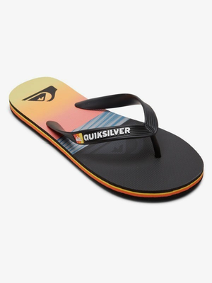 Quiksilver youth boys molokai - flip-flops (aqbl100558-kvj1), Kvj1-black, medium