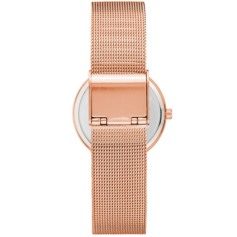 Multicolor stainless steel dress watch-null