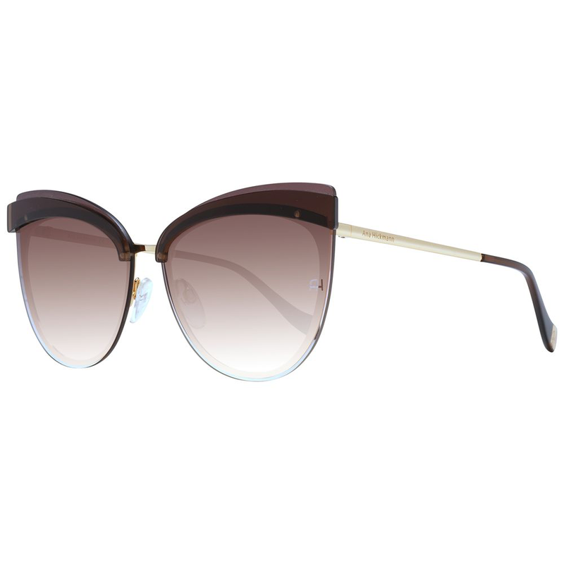 Brown metal sunglasses-null
