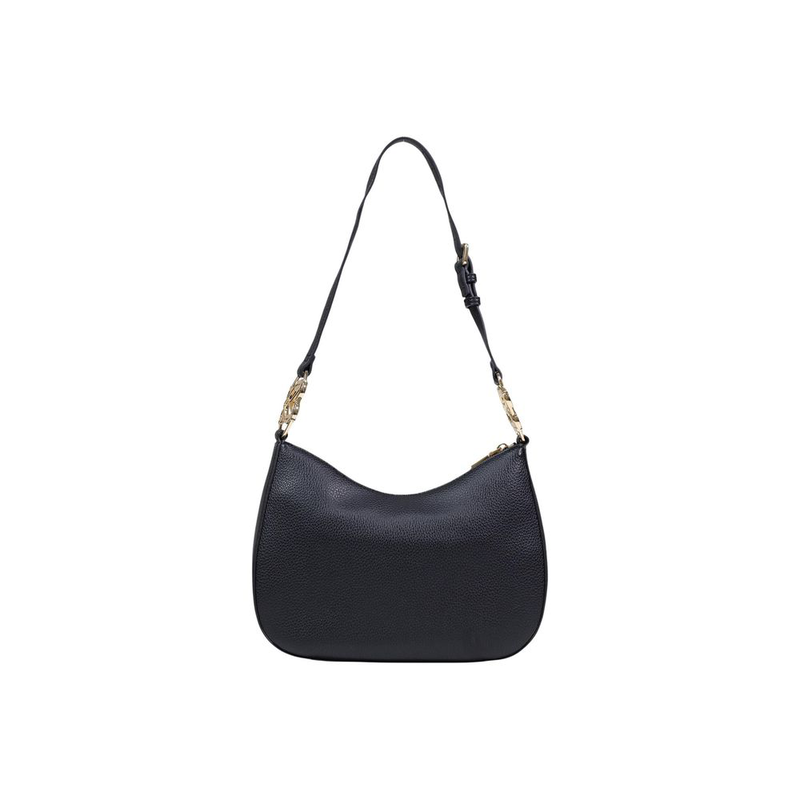 Black polyethylene handbag-null