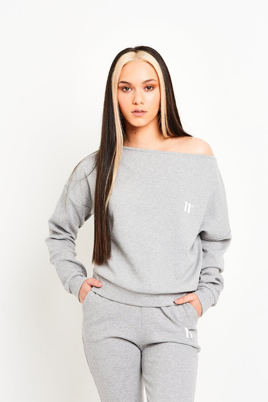 Product image: 11 degrees sustainable batwing rib lounge sweatshirt-null