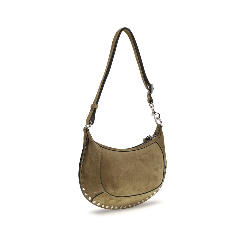 Beige calf leather bos taurus shoulder bag-null