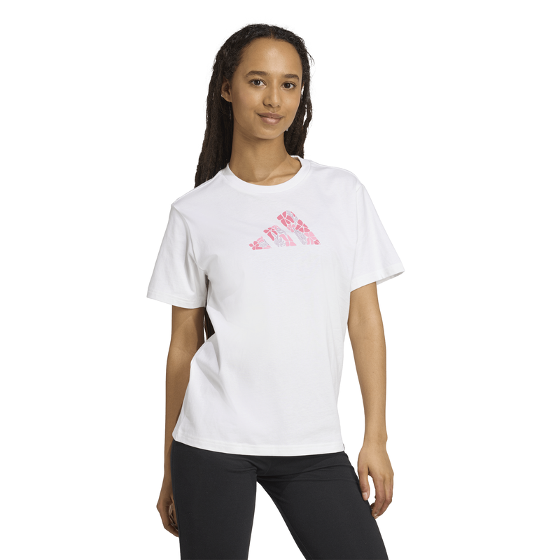 Adidas womens soft side graphic t-shirt-null