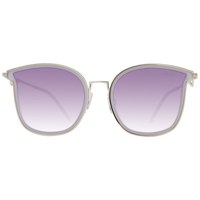 Beige metal sunglasses-null
