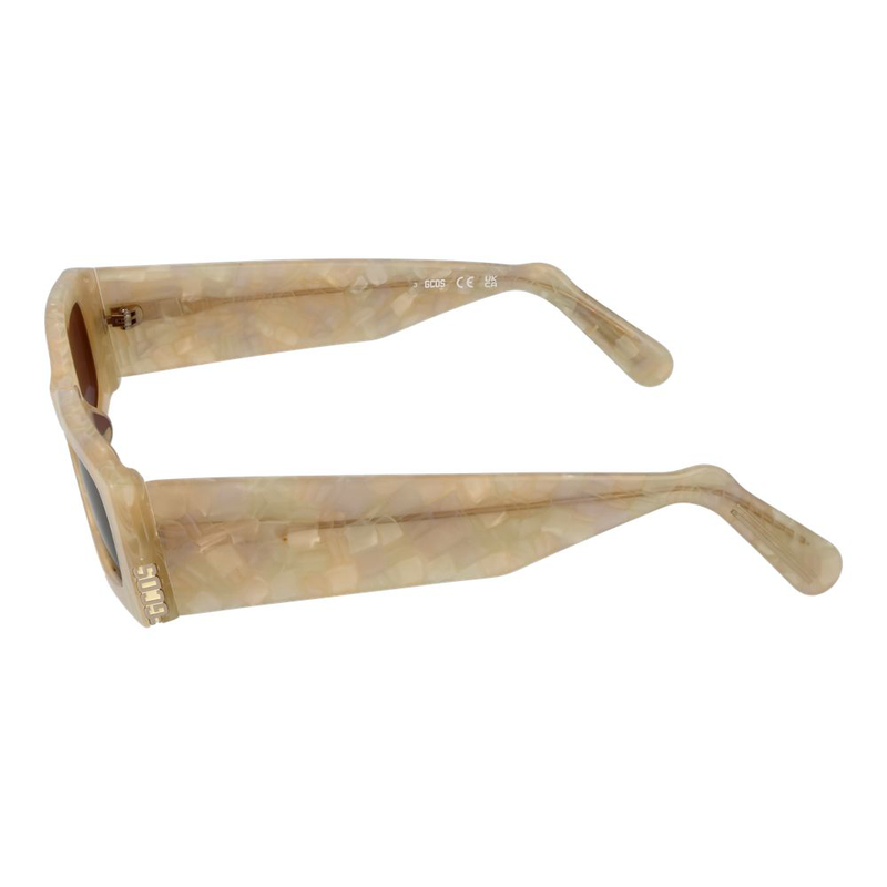Beige plastic sunglasses-null