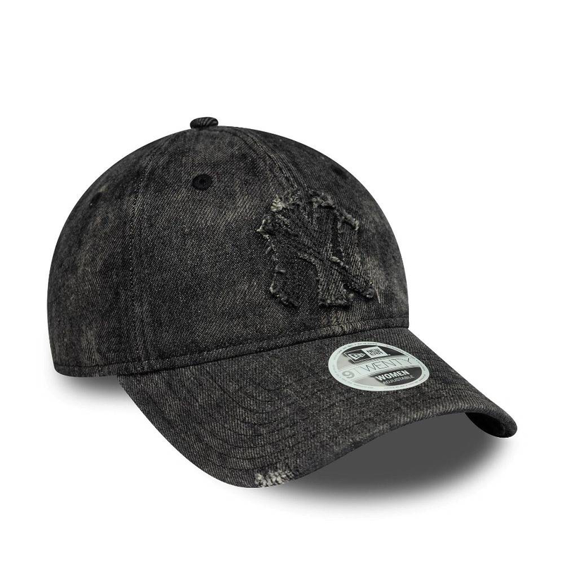 New era wmns stone denim 9twenty new york yankees adjustable cap-null