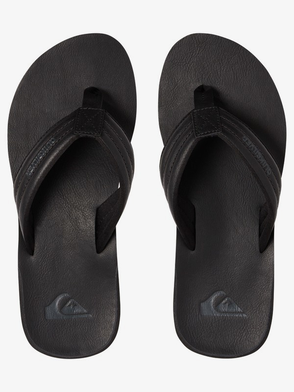 Quiksilver men's carver nubuck slides image number null