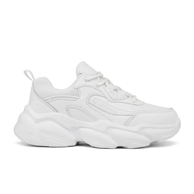 Memory mayra womens sneaker, White / White, medium