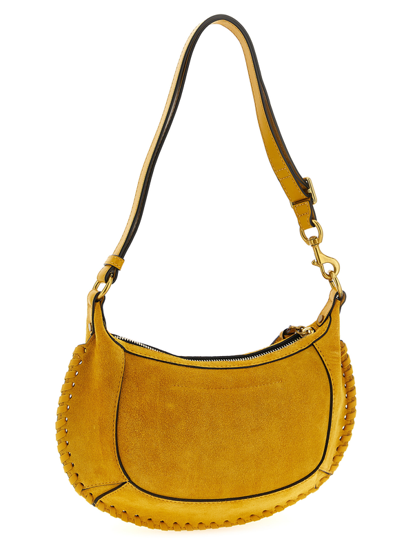 Bicolor calfskin shoulder bag-null