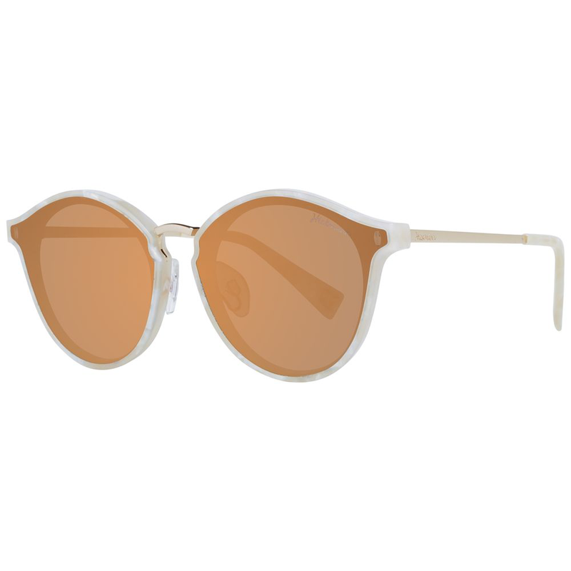 Beige plastic sunglasses-null