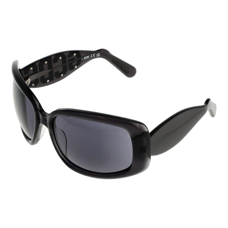 Black acetate sunglasses-null