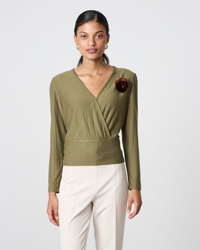 Blouse embossed-null