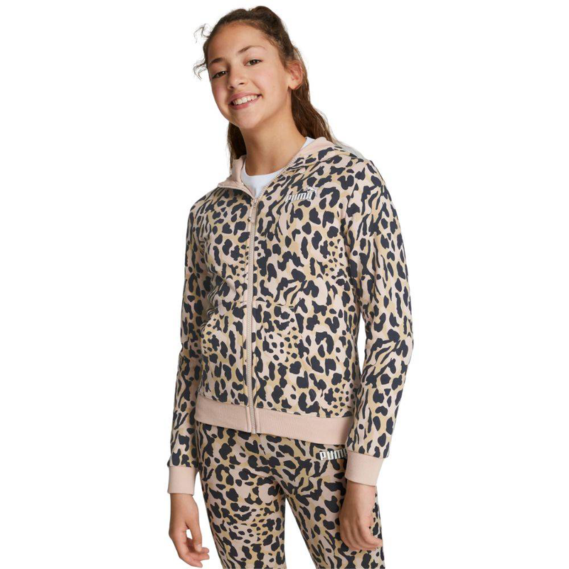 Alpha girls printed full-zip hoodie-null