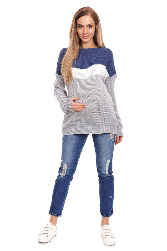 Pregnancy sweater model 132024 peekaboo image number null