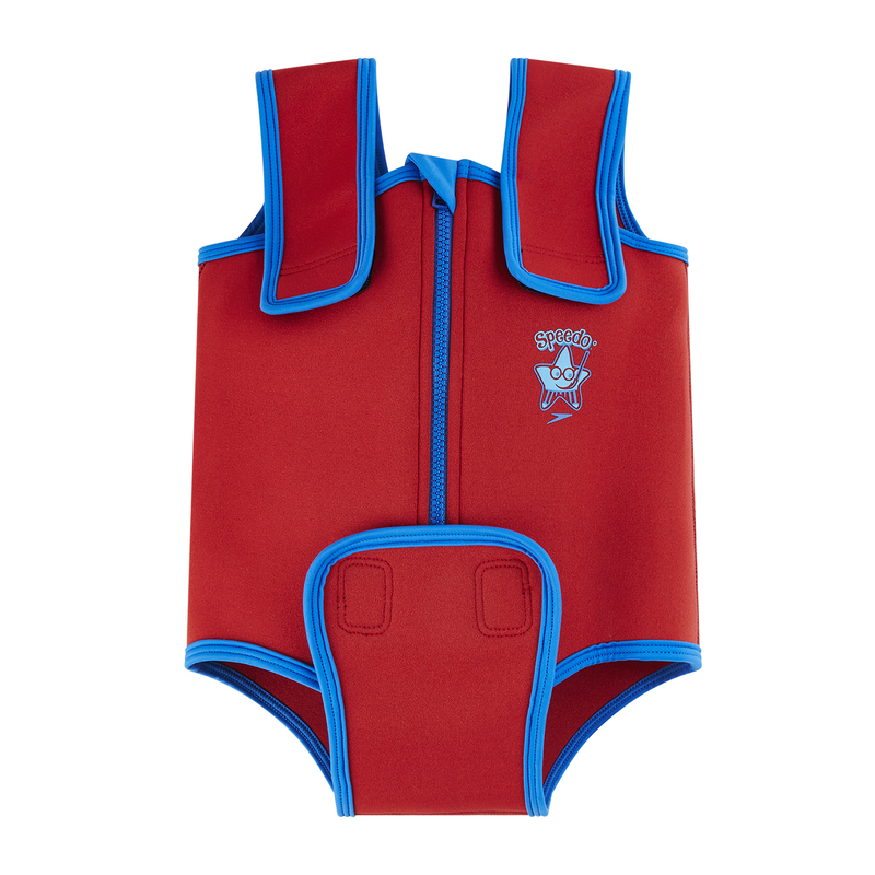 Neoprene baby suit iu red/blue-null