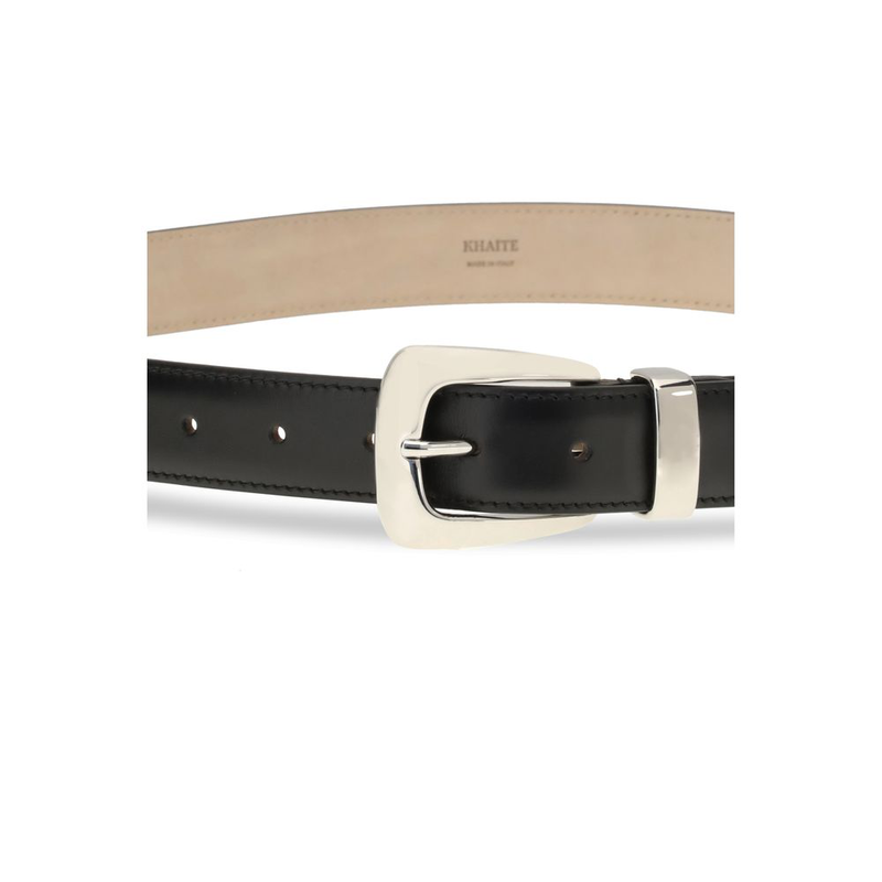 Black calf leather bos taurus regular belt-null