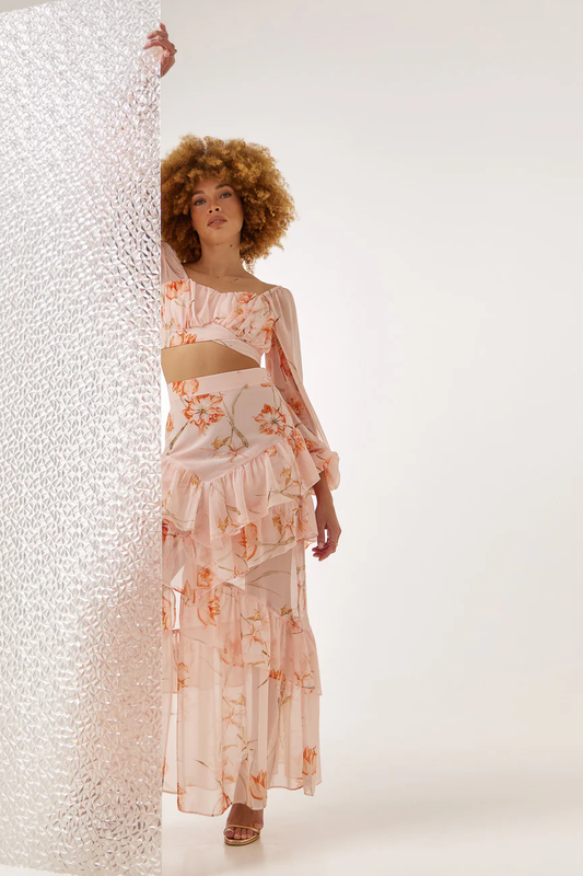 Skirt kathleen by enzzo - peach , m-null