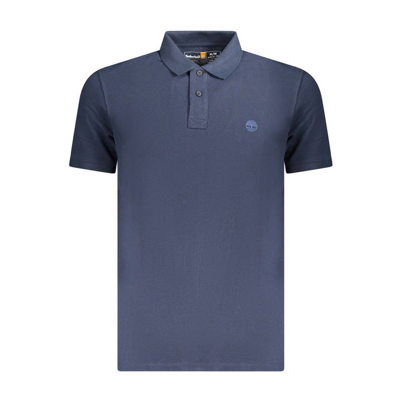 Blu cotton mens polo-null