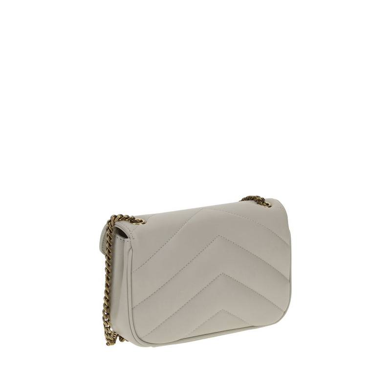 White lamb ovis aries aries shoulder bag-null