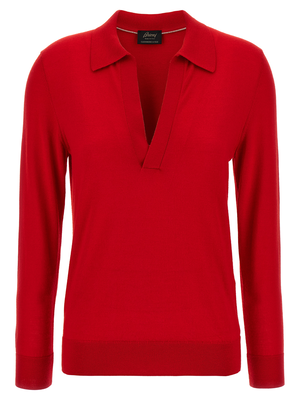 Multicolor cashmere polo shirt, Multicolor, medium