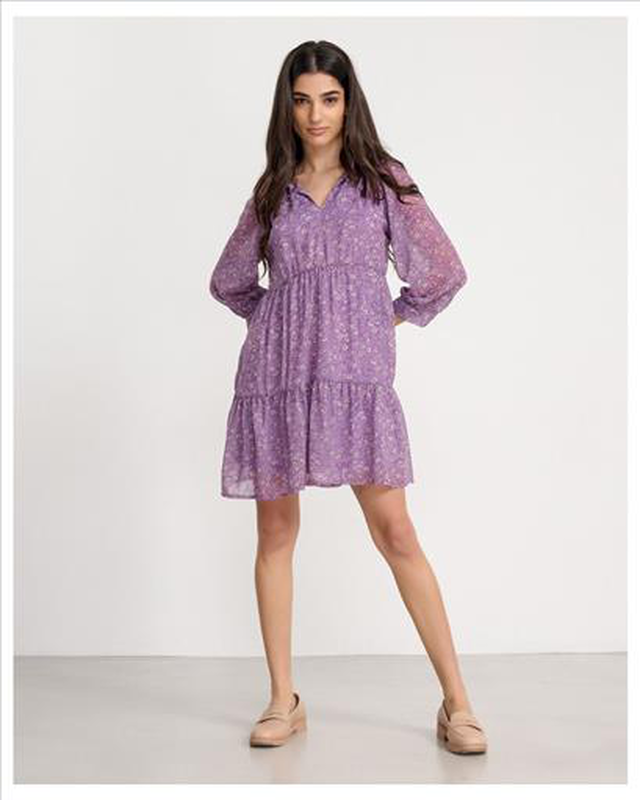 Dress boho floral print-null