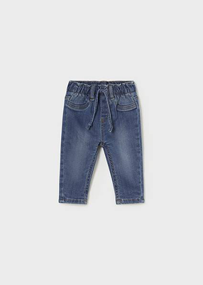 &Pi;&alpha;&nu;&tau;&epsilon;&lambda;&omicron;&nu;&iota; &mu;&alpha;&kappa;&rho;&upsilon; jean basic, Blue, medium