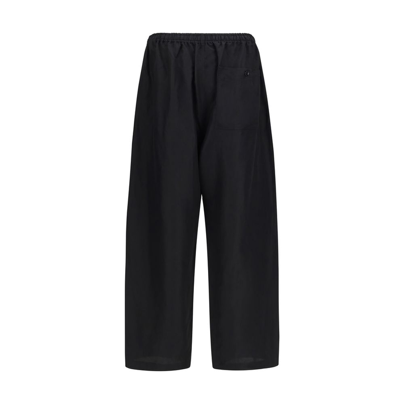 Black linen bottoms sleepwear-null