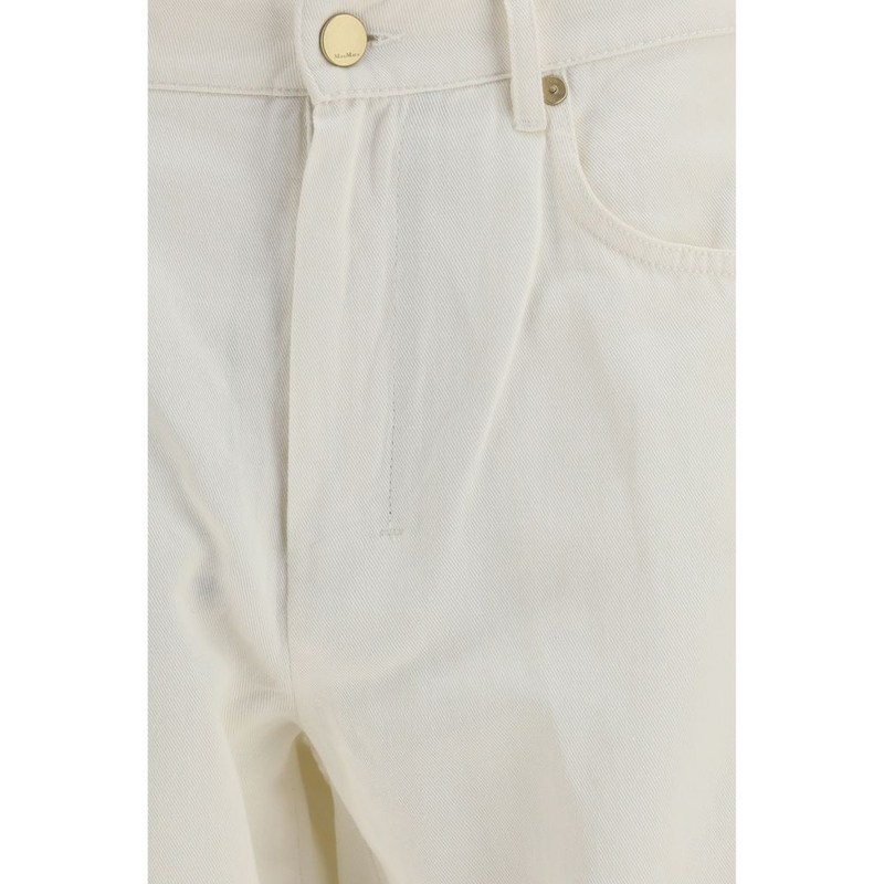 Beige cotton casual pants-null