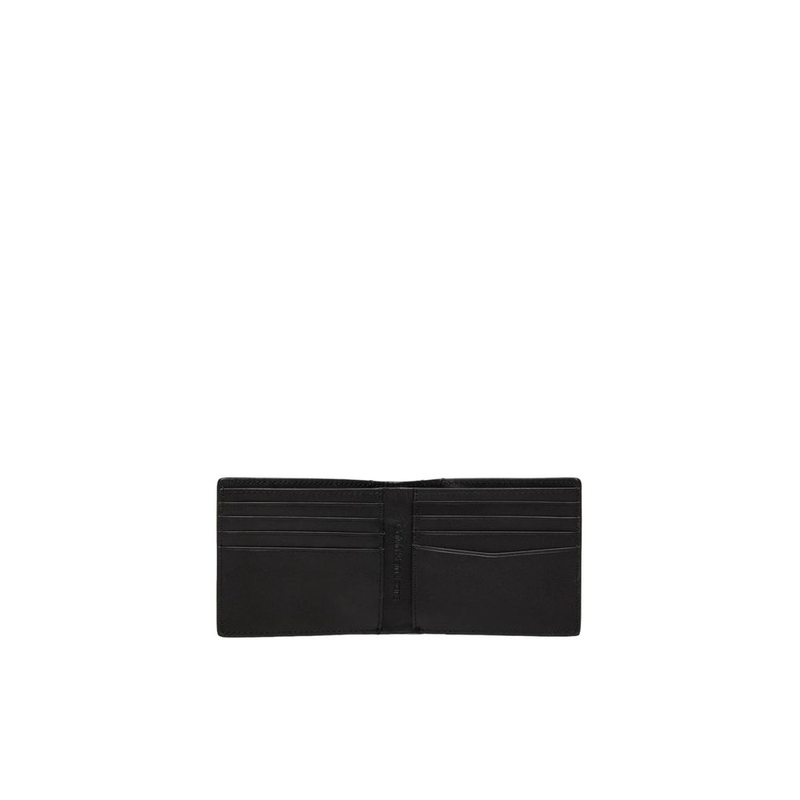 Black leather wallet-null