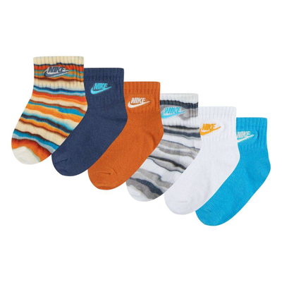 Infant / toddler stripe scape 6-pairs socks