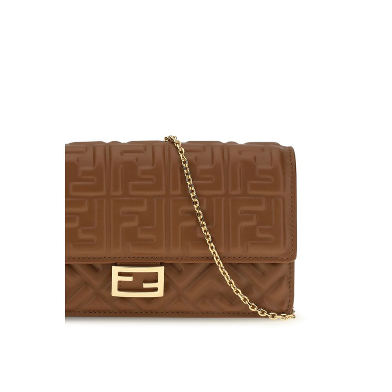 Brown calf leather bos taurus wallet-null