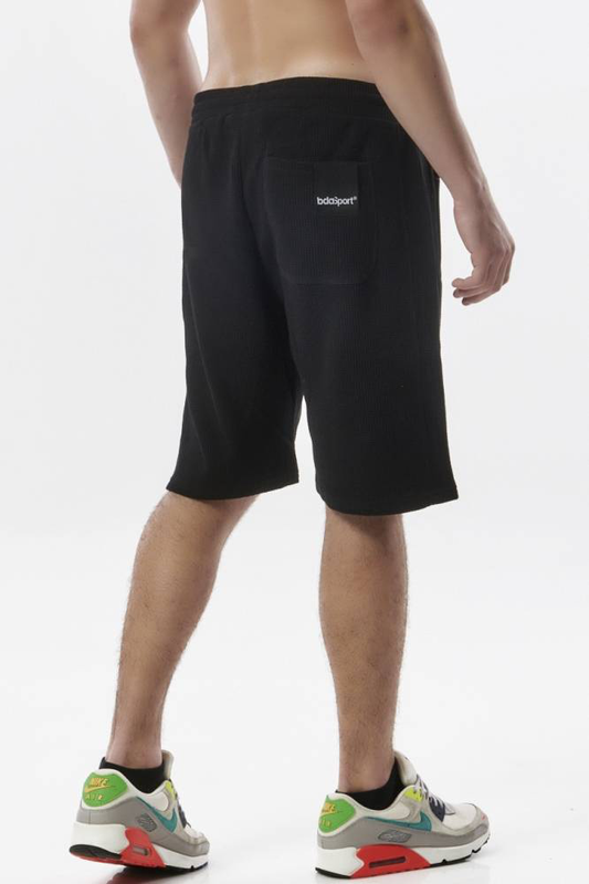 Men's waffle bermuda shorts-null