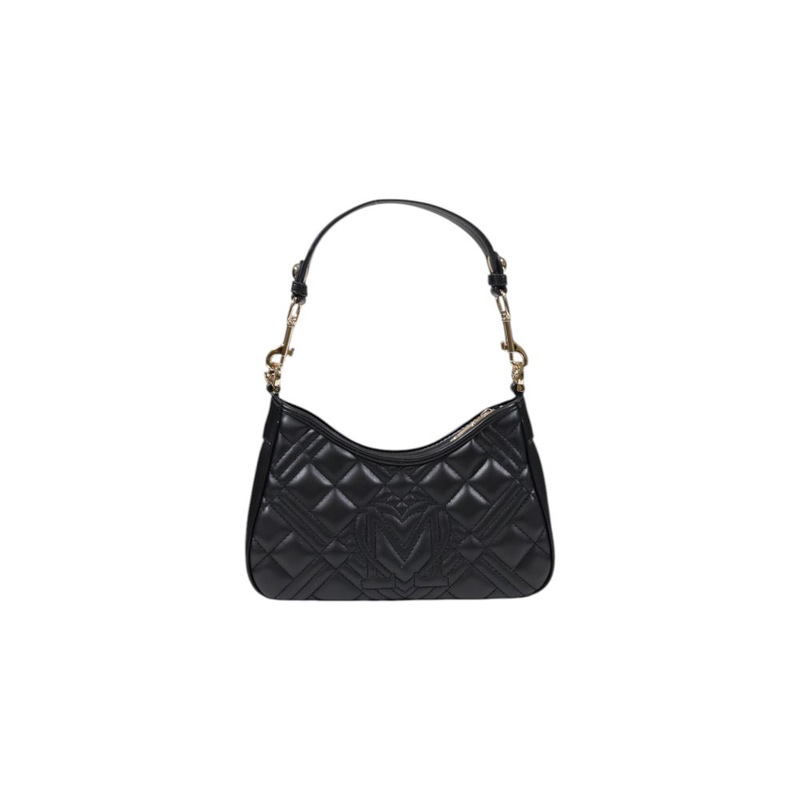 Black polyethylene handbag-null