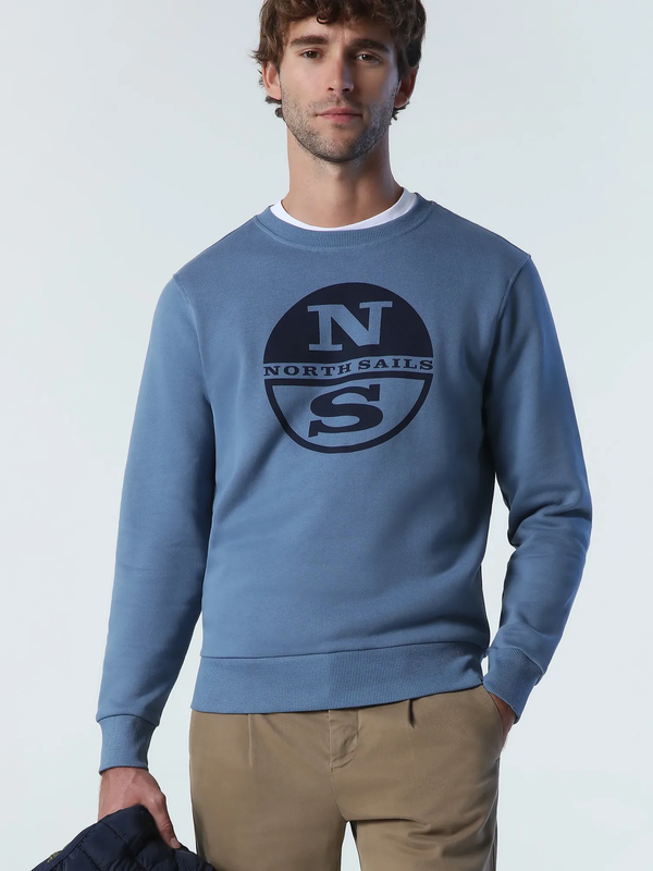Core crewneck sweatshirt w/graphic φουτερ ανδρικο-null