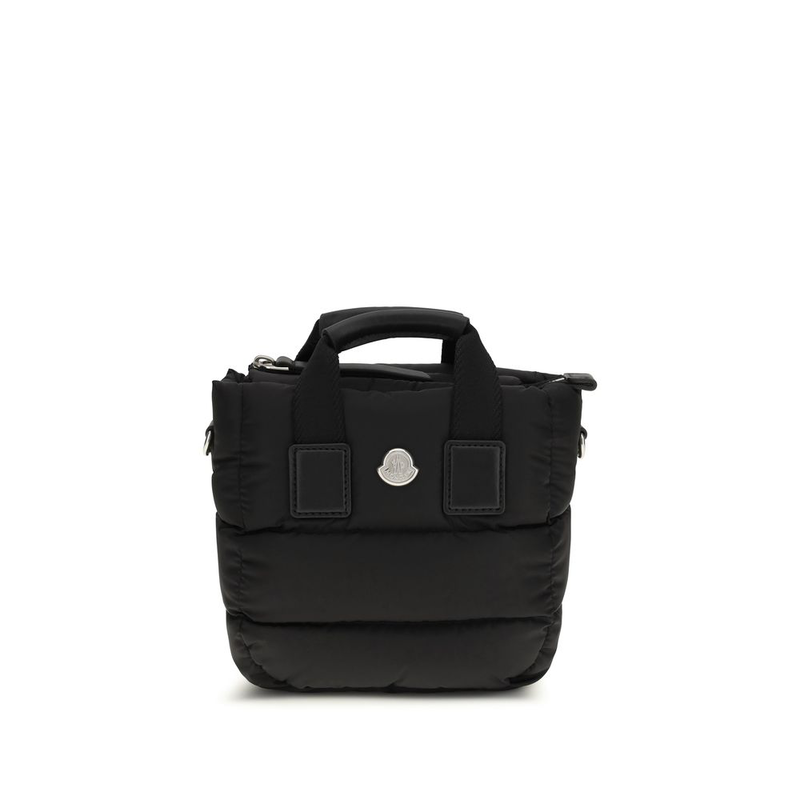 Black polyamide handbag-null