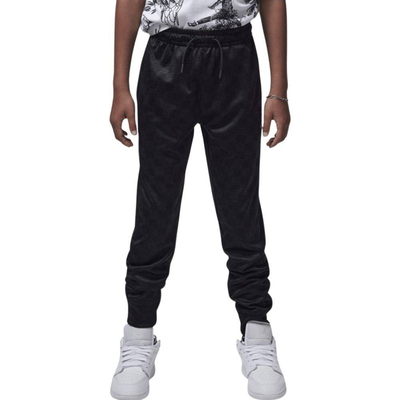 Boys monogram track pant, Black, medium