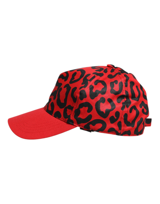 Red cotton 6 panels women baseball cap-null