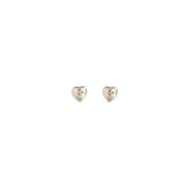 Gold brass earrings-null