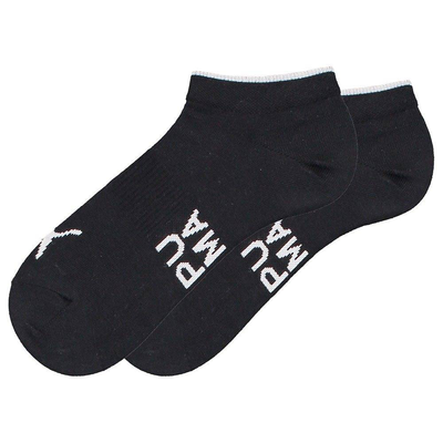Women placed logo sneaker 2-pairs socks
