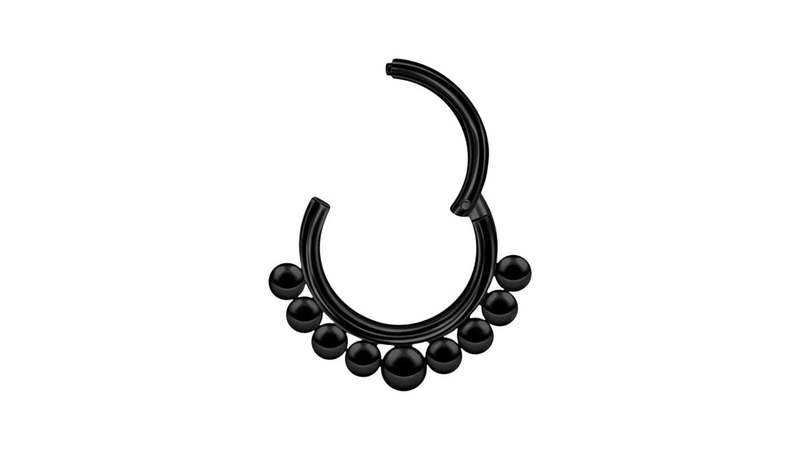 Product image: Surgical steel clicker rose black-null