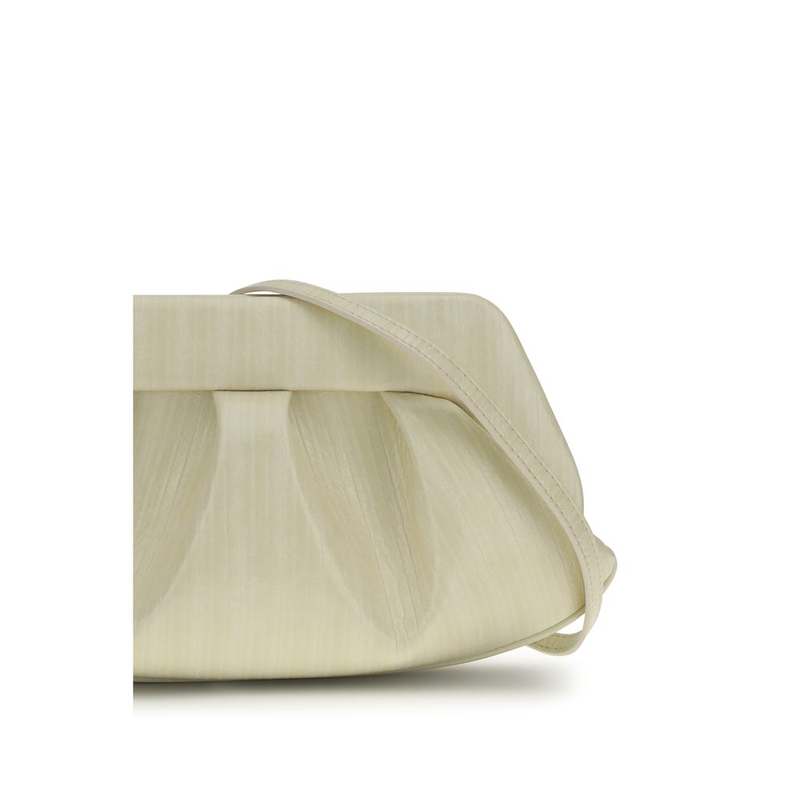 White polyethylene clutch bag-null