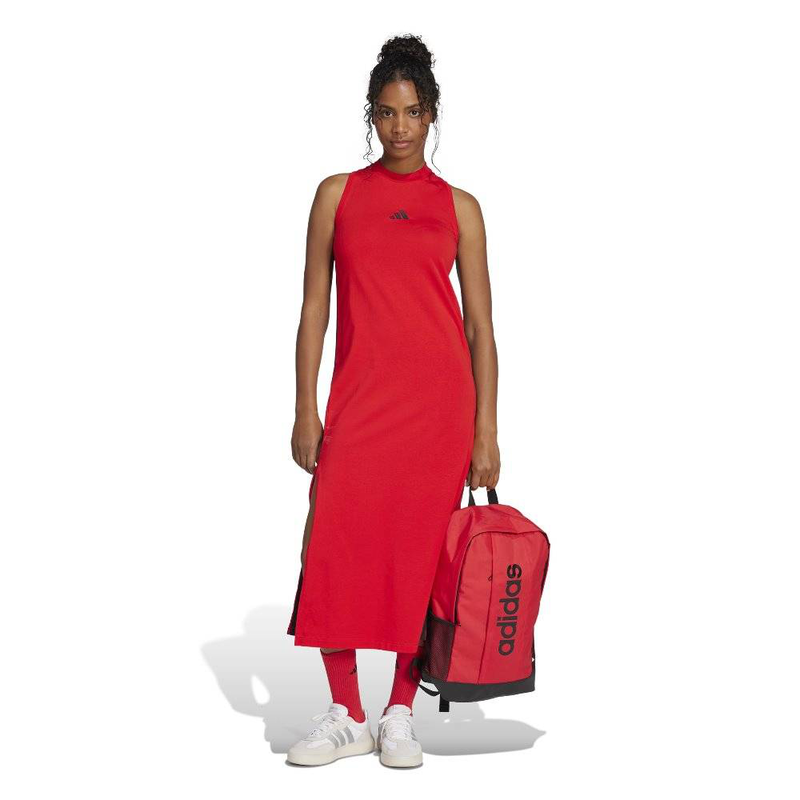 Women 3-stripes single jersey dress-null