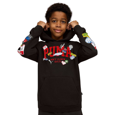 Basketball hooperhotline hoodie fleece b, Black, medium