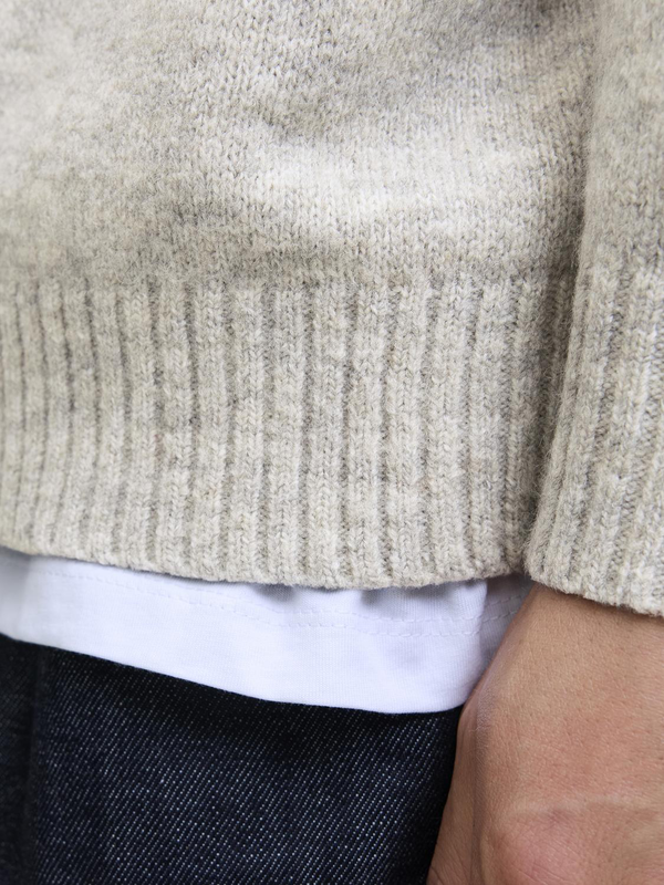 Jjsoho pullover - light grey melange-null
